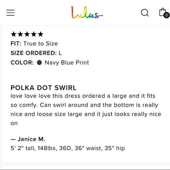 Lulu’s Navy Square Polka Dot Off Shoulder Dress - Picture 9 of 13